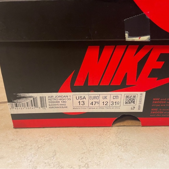 Jordan 1 Retro High Electro Orange - Picture 6 of 7